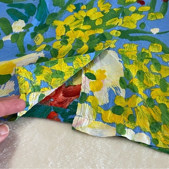 JAMS WORLD / VTG Multi Colored Floral Sleeveless Dress Size 9 - Picture 6 of 10